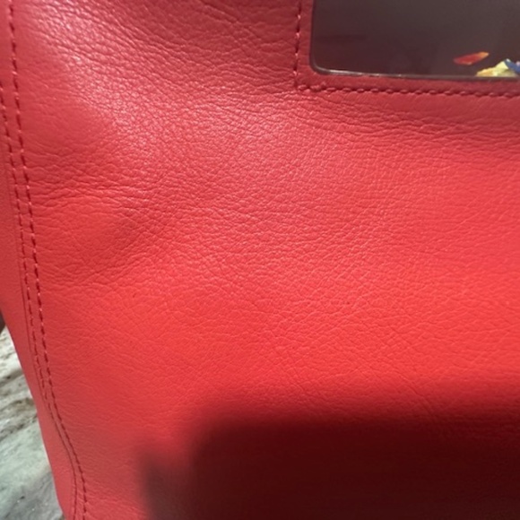 New Coach Coral Colored Clutch Purse - Picture 10 of 16